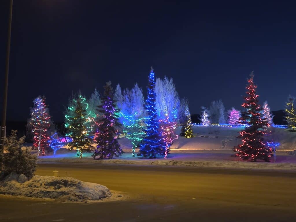 Winter-Weihnachts-Stimmung in Whitehorse