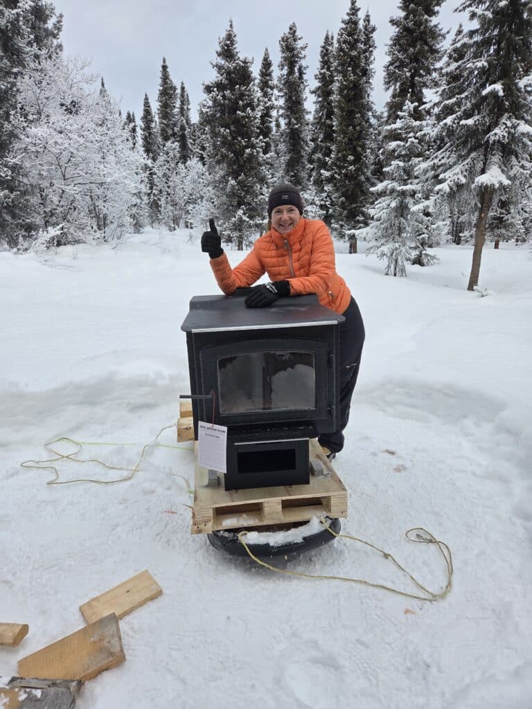 Bereit zum Loslegen! Der neue Ofen ist in den Startlöchern