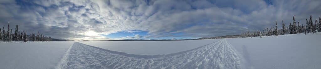 Panorama-Ansicht vom Rosie Lake