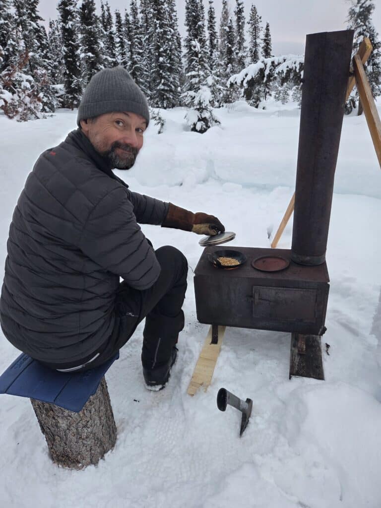 Brot- und Popcorn-Produktion