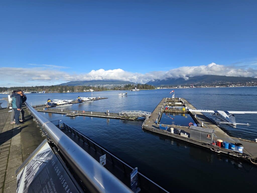 Einmal mehr wunderbares Wetter an der Seabase Vancouver